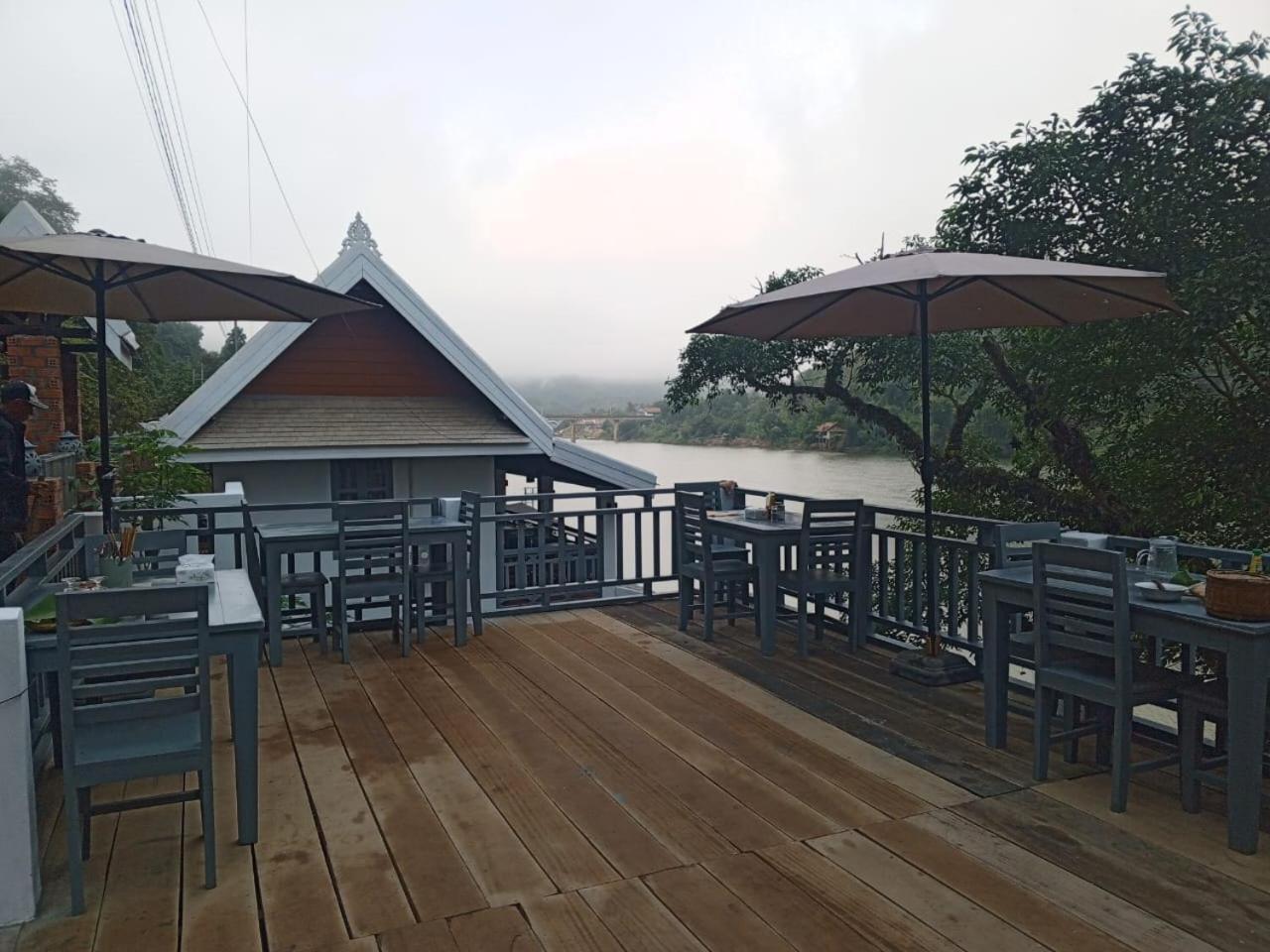 Dokchampa River View Villa Nongkhiaw Esterno foto